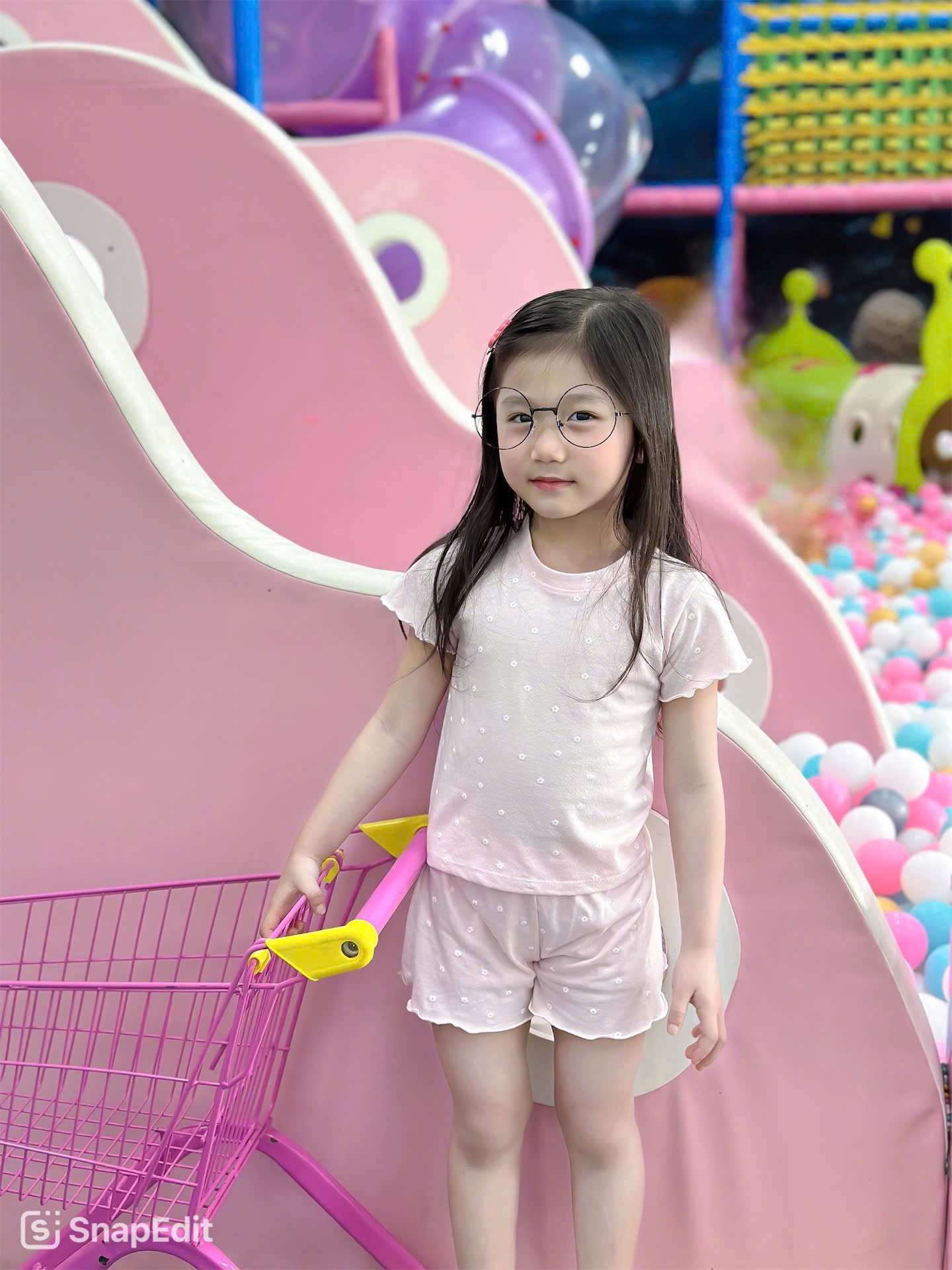 B315 - SET 3 BỘ CỘC CHẤM BI BE HỒNG THAN