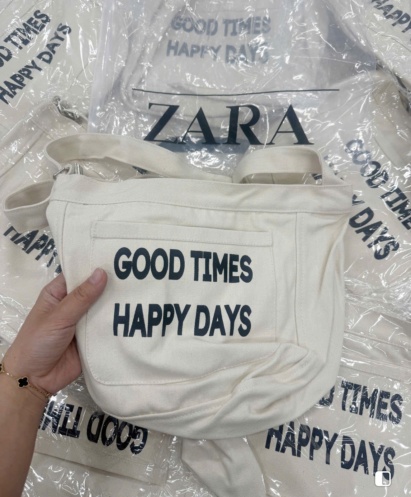 A968 - TÚI GOOD TIMES HAPPY DAYS CHO BÉ