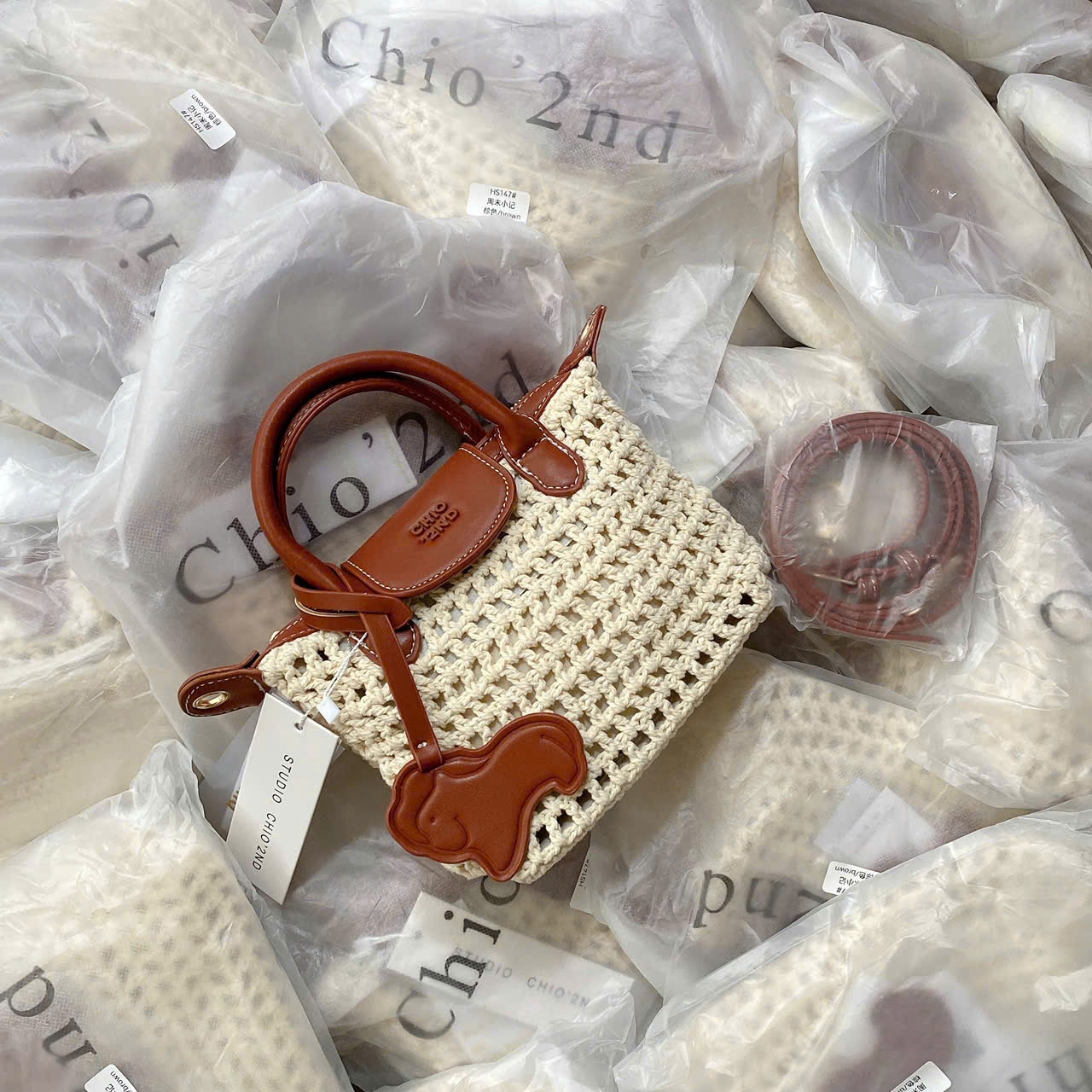 C110 - TÚI XÁCH CÓI ĐAN CHIO DÁNG LONGCHAMP