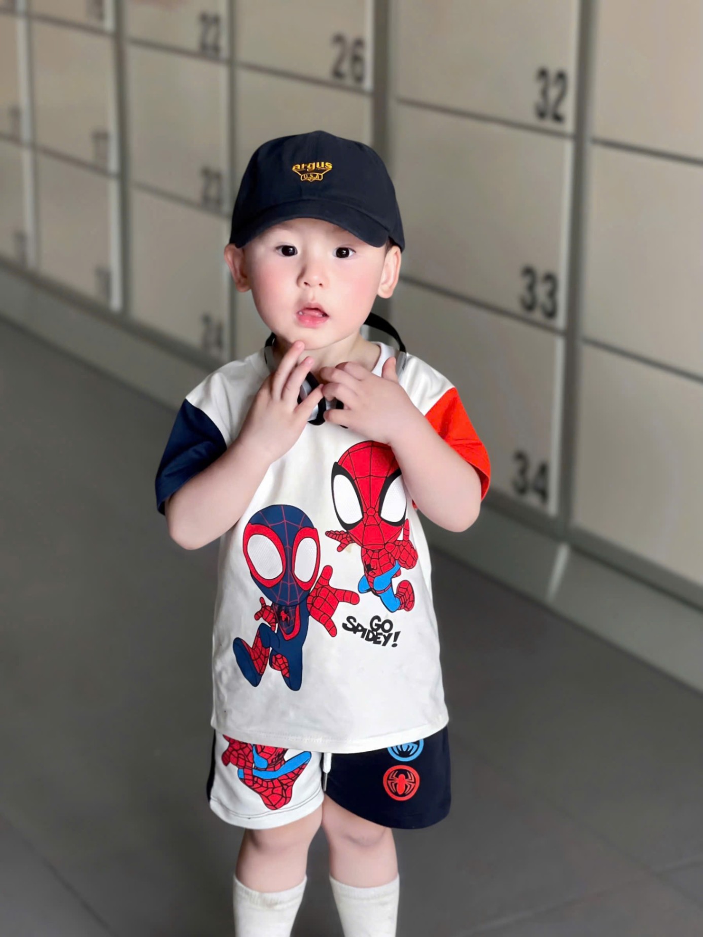 B427 - (GOM)SET BỘ NHỆN MARVEL PHỔI TAY CAM THAN