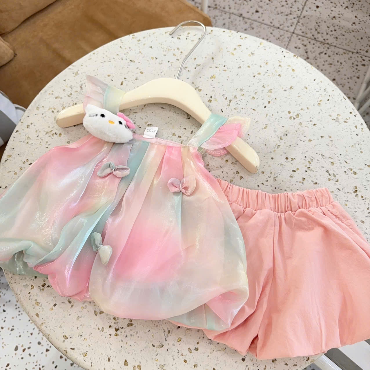 A155 - SET BỘ TƠ BÍ PASTEL KÈM CÁI KITTY