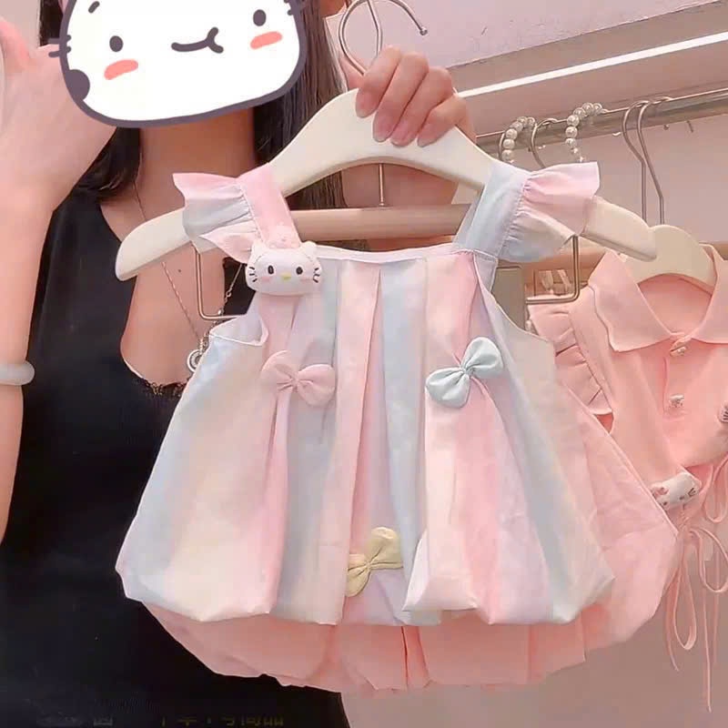 A155 - SET BỘ TƠ BÍ PASTEL KÈM CÁI KITTY