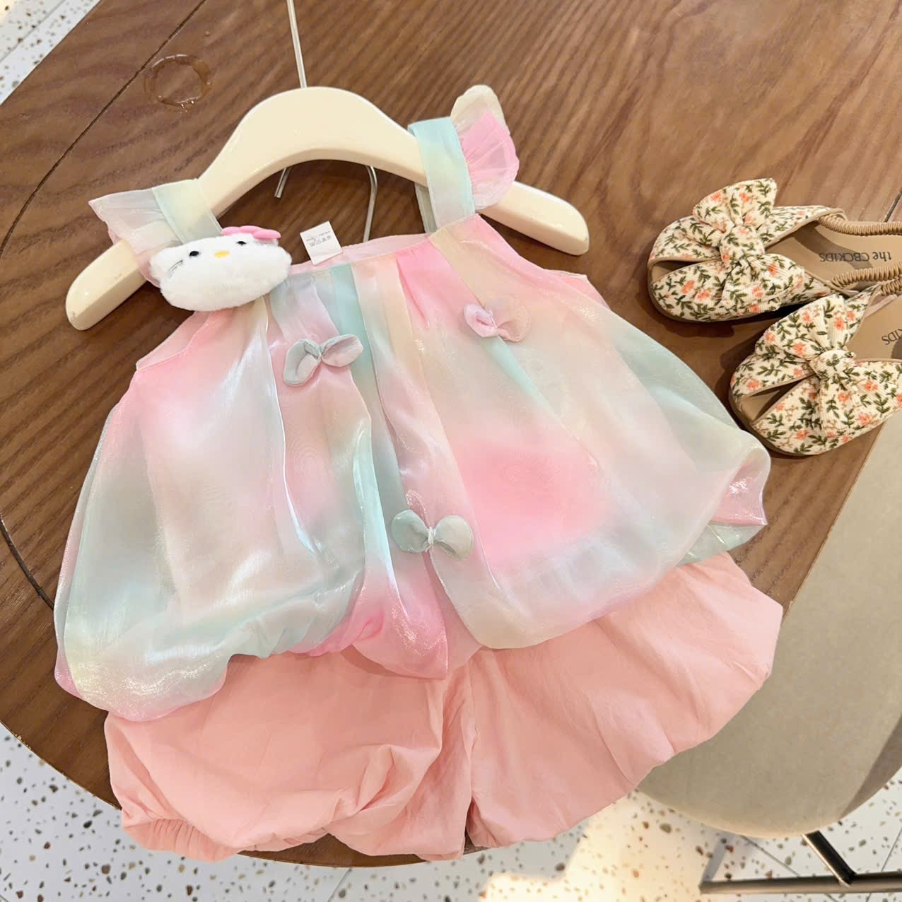 A155 - SET BỘ TƠ BÍ PASTEL KÈM CÁI KITTY