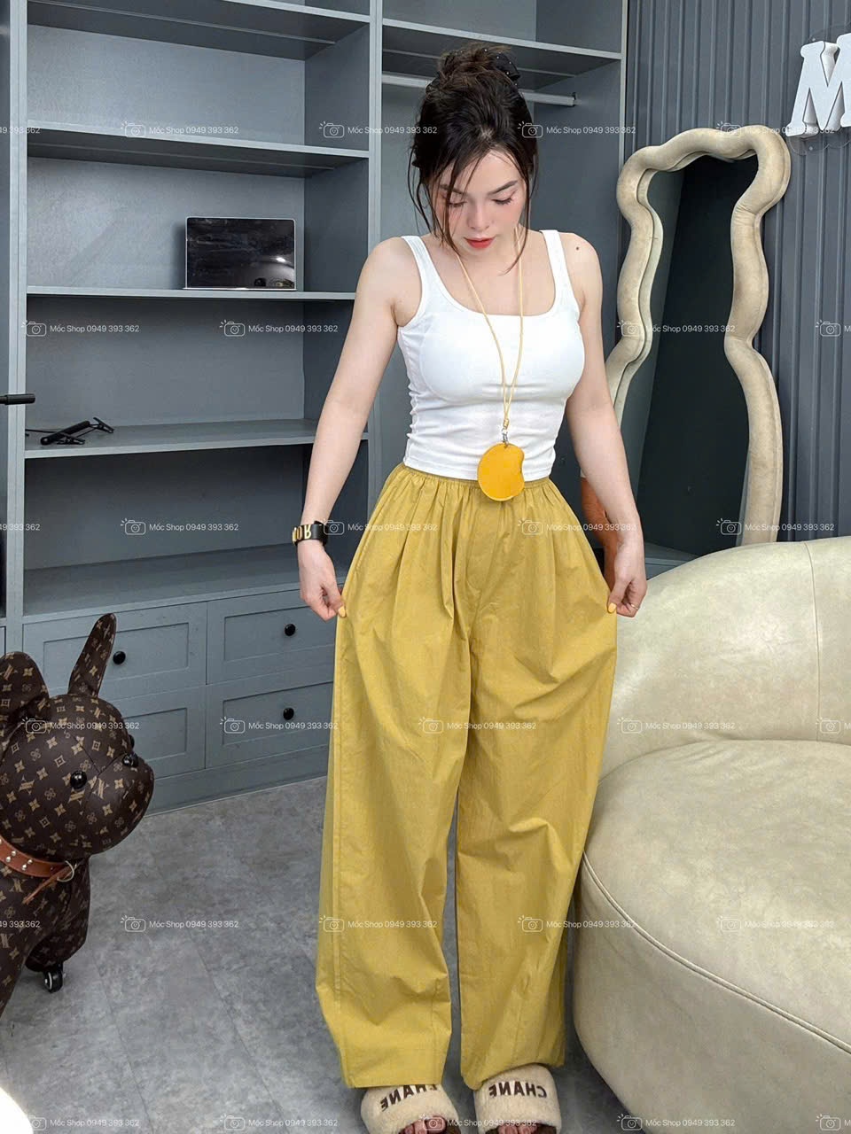 B429 - QUẦN GIÓ NỮ 4 MÀU