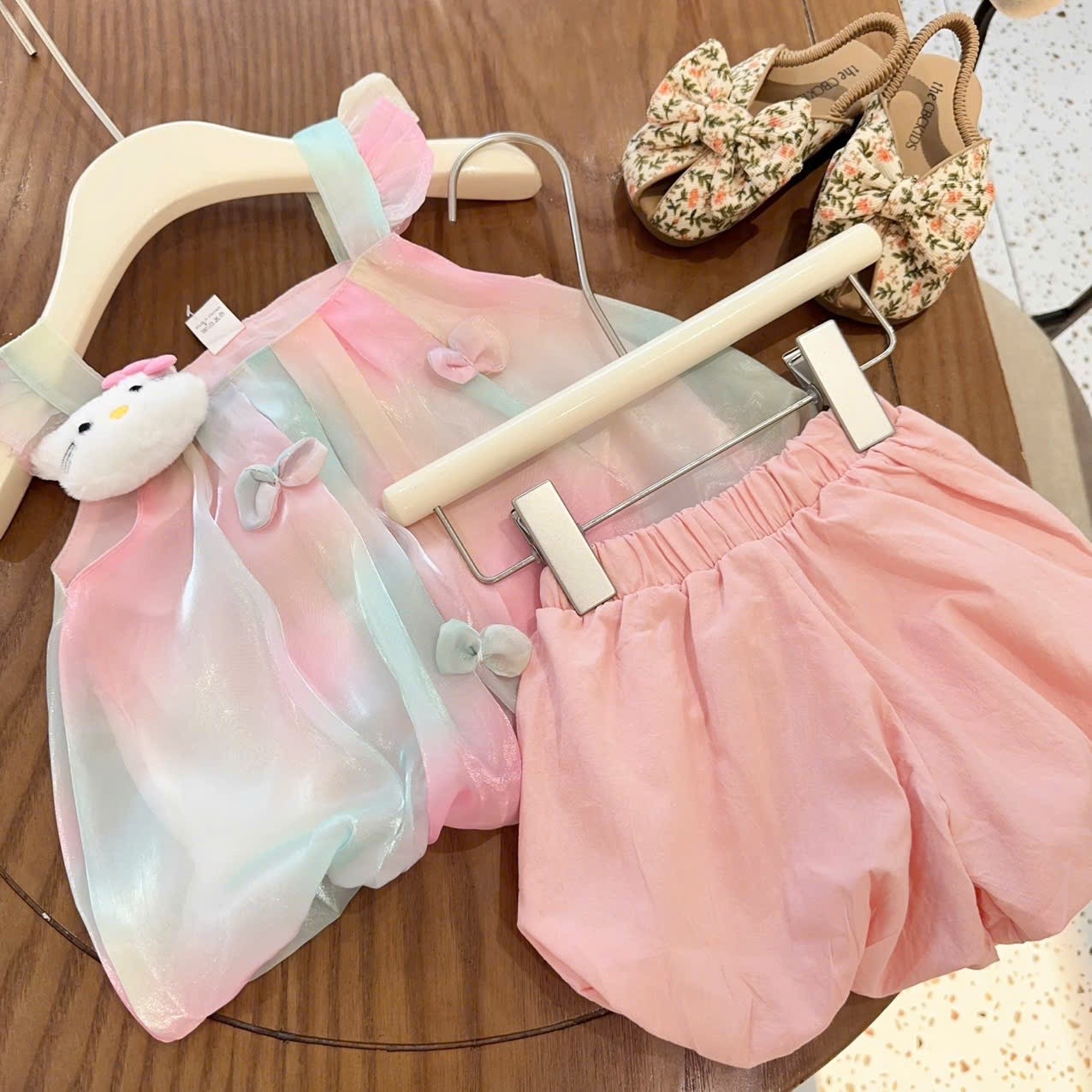 A155 - SET BỘ TƠ BÍ PASTEL KÈM CÁI KITTY