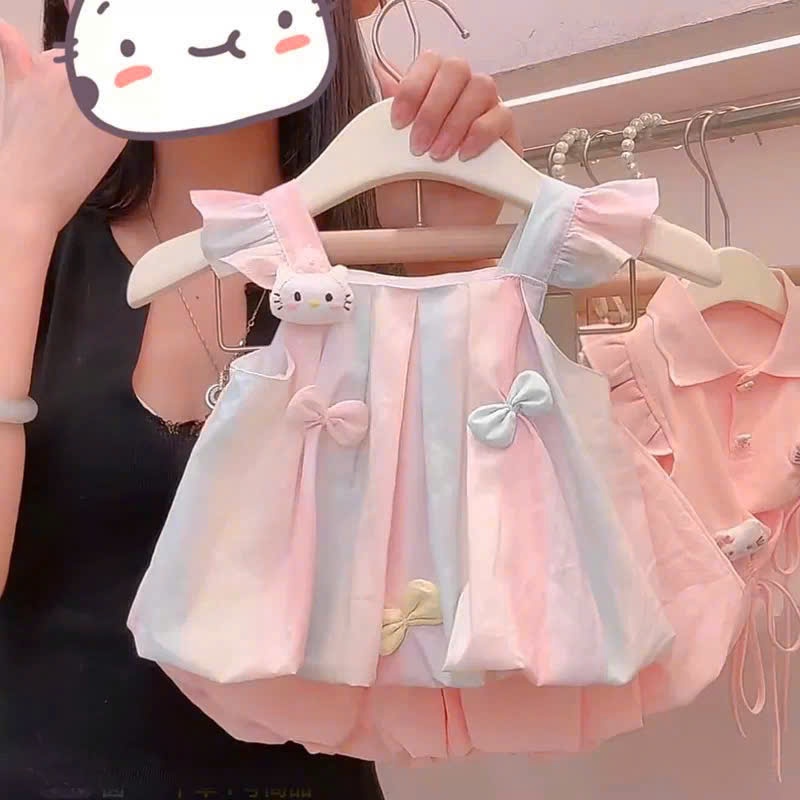 A155 - SET BỘ TƠ BÍ PASTEL KÈM CÁI KITTY