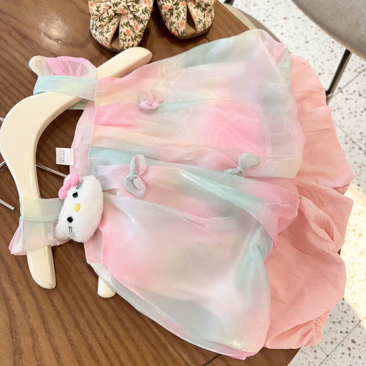 A155 - SET BỘ TƠ BÍ PASTEL KÈM CÁI KITTY