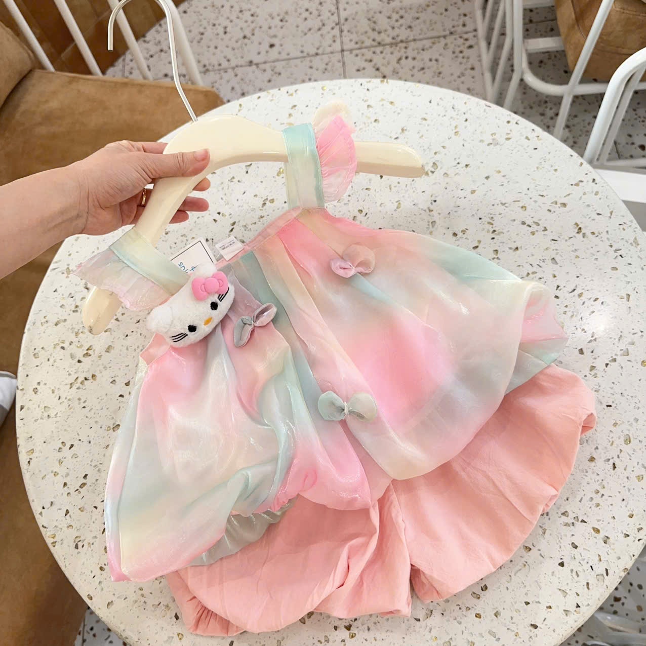 A155 - SET BỘ TƠ BÍ PASTEL KÈM CÁI KITTY