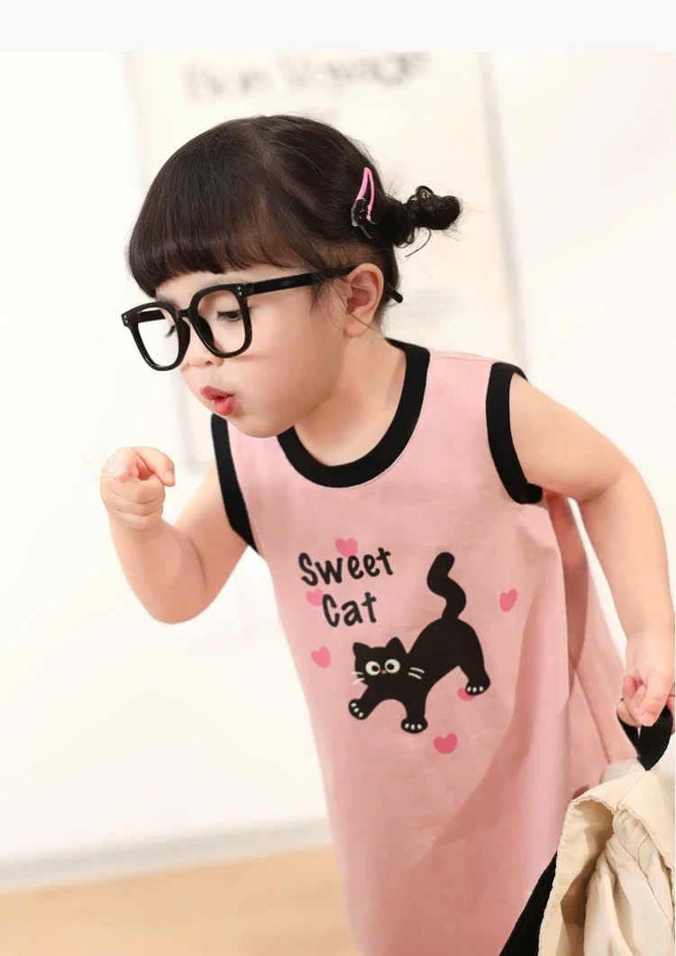 B874 - SET 3 VÁY SÁT NÁCH VIỀN CỔ ĐỎ ĐEN HỒNG