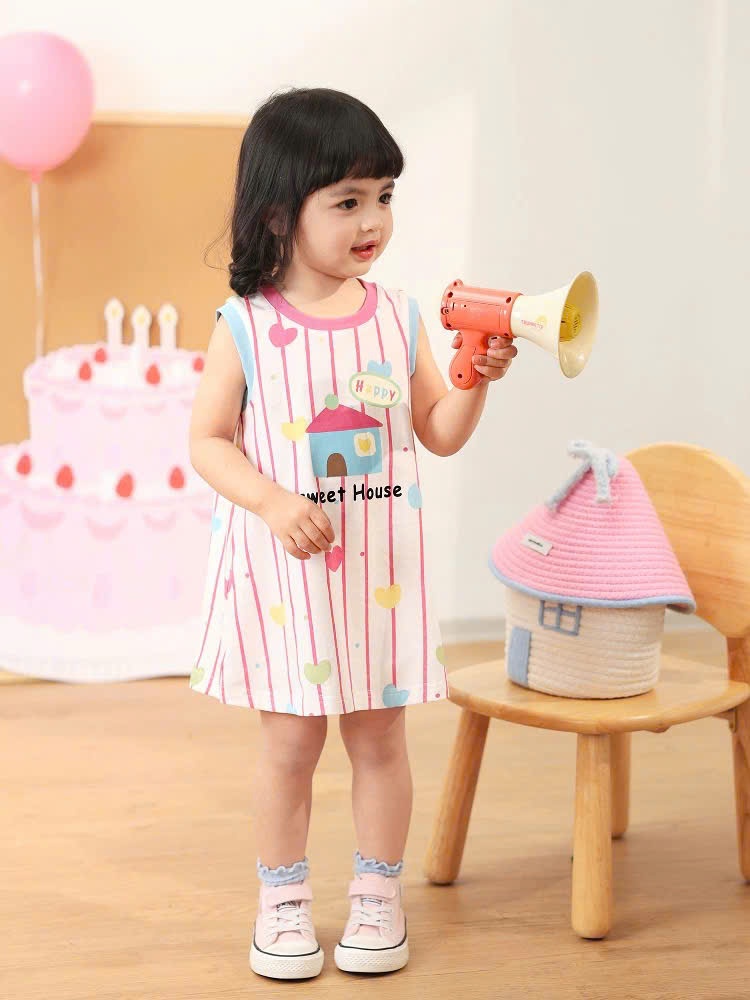 B874 - SET 3 VÁY SÁT NÁCH VIỀN CỔ ĐỎ ĐEN HỒNG