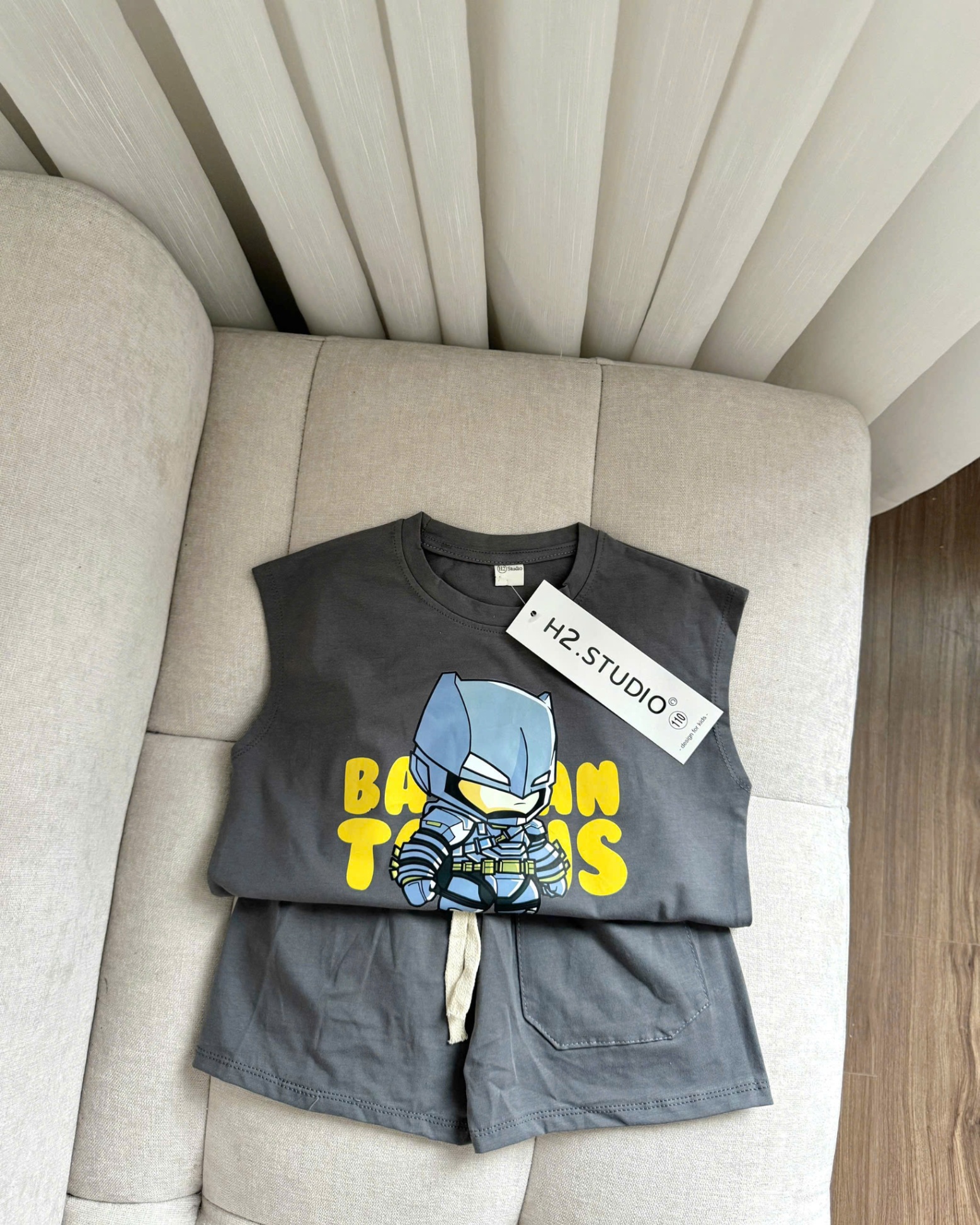A154 - SET 2 BỘ BA LỖ BATMAN XANH XÁM
