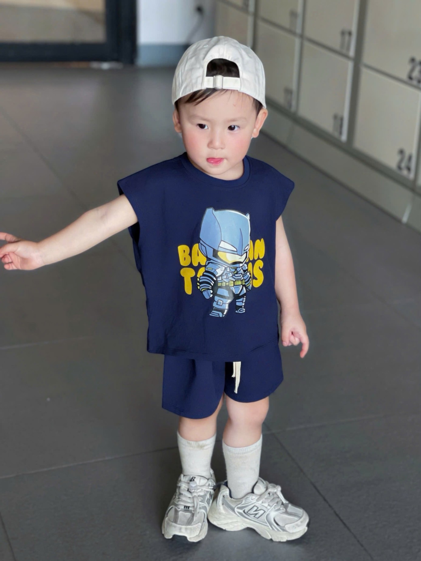 A154 - SET 2 BỘ BA LỖ BATMAN XANH XÁM