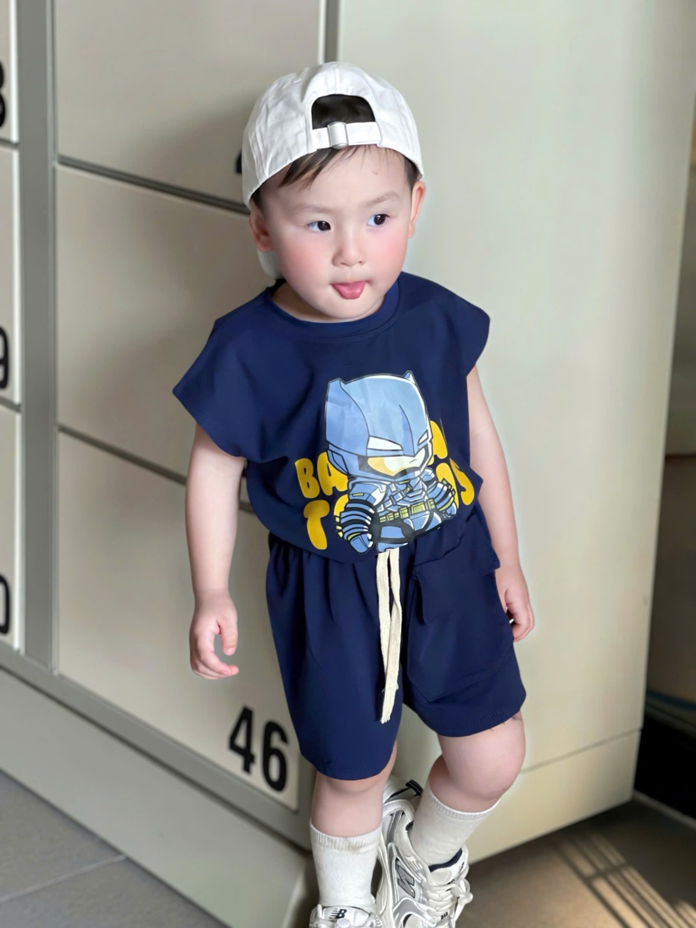 A154 - SET 2 BỘ BA LỖ BATMAN XANH XÁM