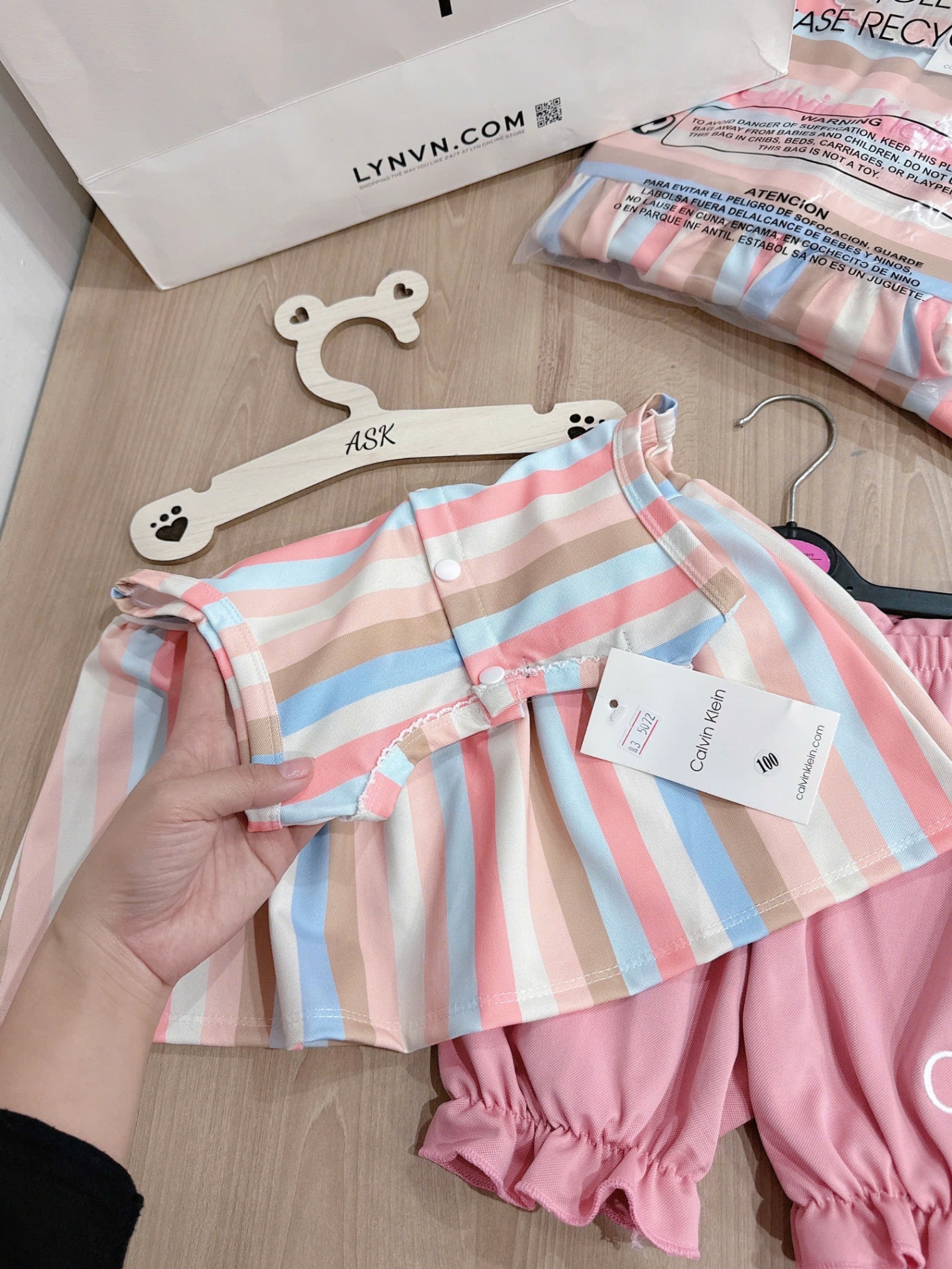 C330 - SET HỒNG ÁO SÁT NÁCH CK PASTEL QUẦN BO CHUN