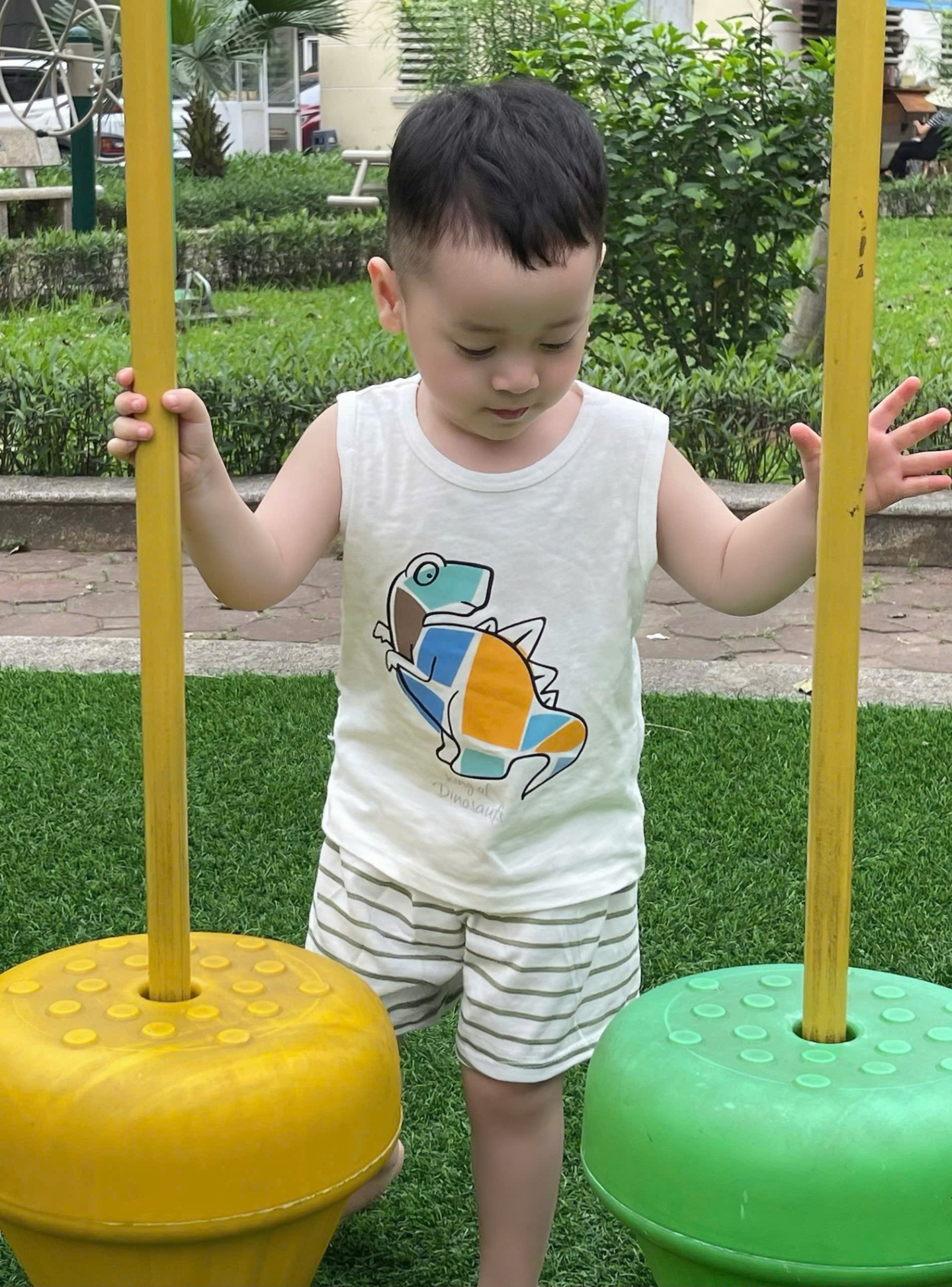 C397 - SET 2 BỘ XƯỚC BA LỖ KHỦNG LONG KẺ XANH CHỮ CÁI