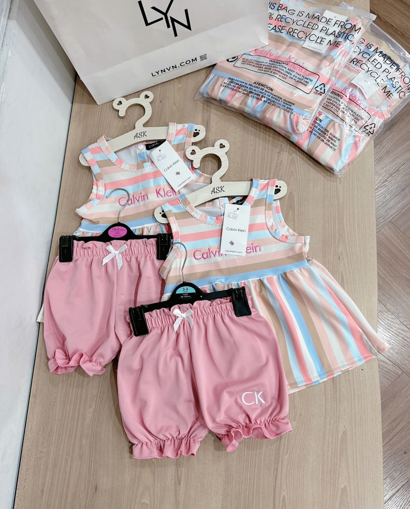 C330 - SET HỒNG ÁO SÁT NÁCH CK PASTEL QUẦN BO CHUN