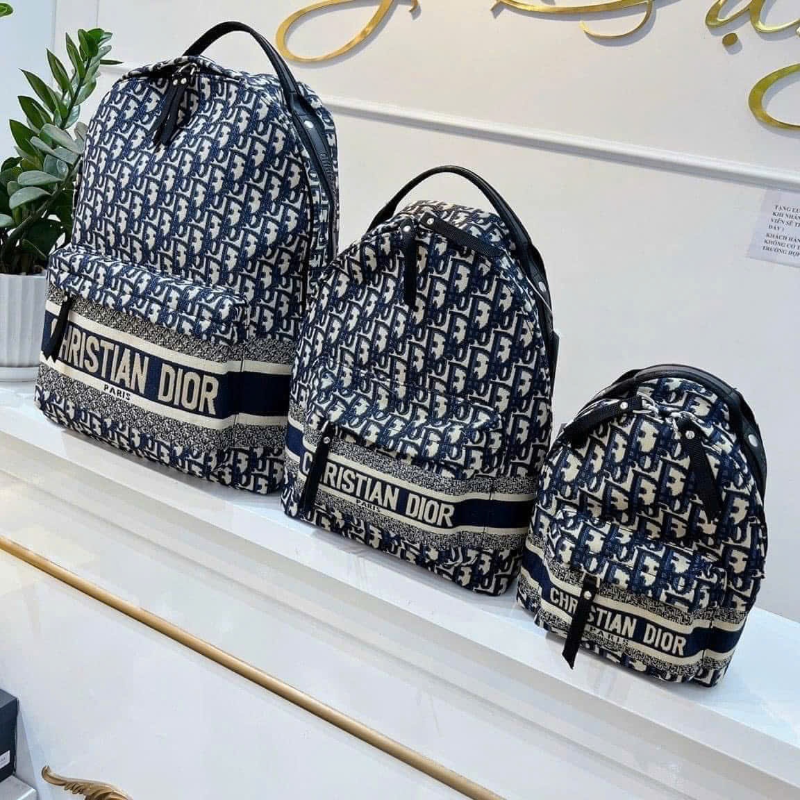 B163 - BA LỖ THỔ CẨM DI.OR 3 SIZE