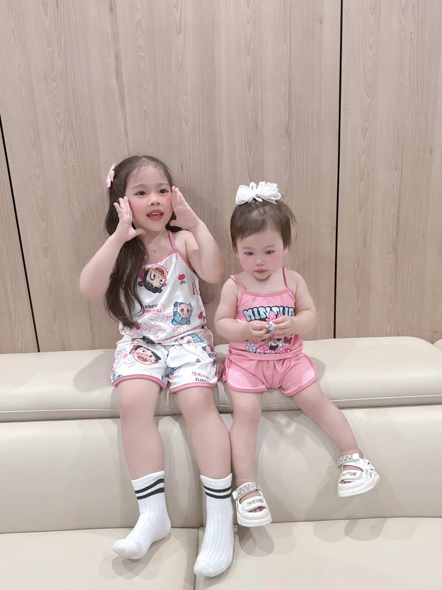 B734 - SET 3 BỘ 2 DÂY MICKEY MINNIE NA TRA