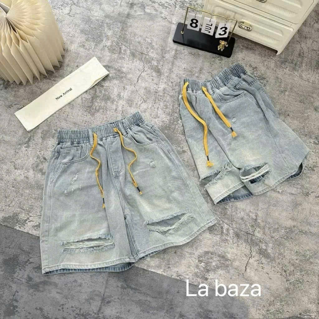 A195 - QUẦN SHORT NGỐ JEAN RÁCH NỮ