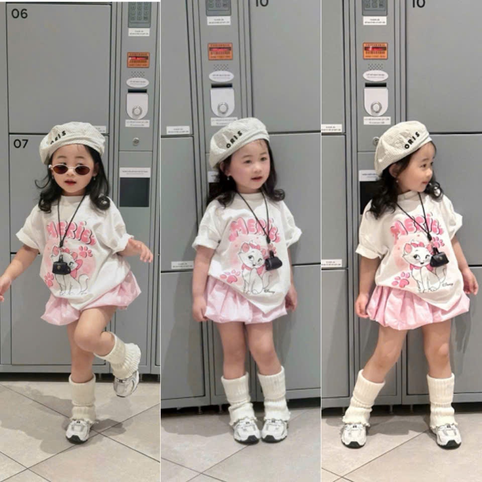 C133 - SET BỘ MÈO MERIE CHÂN VÁY BÍ