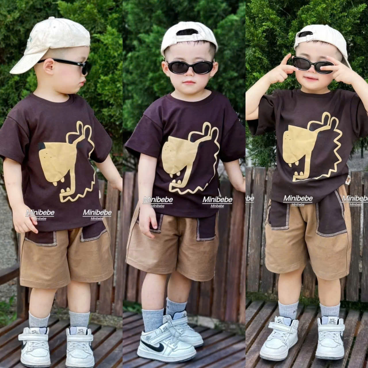 XẢ C406 - SET BỘ CHÓ NÂU BÉ TRAI