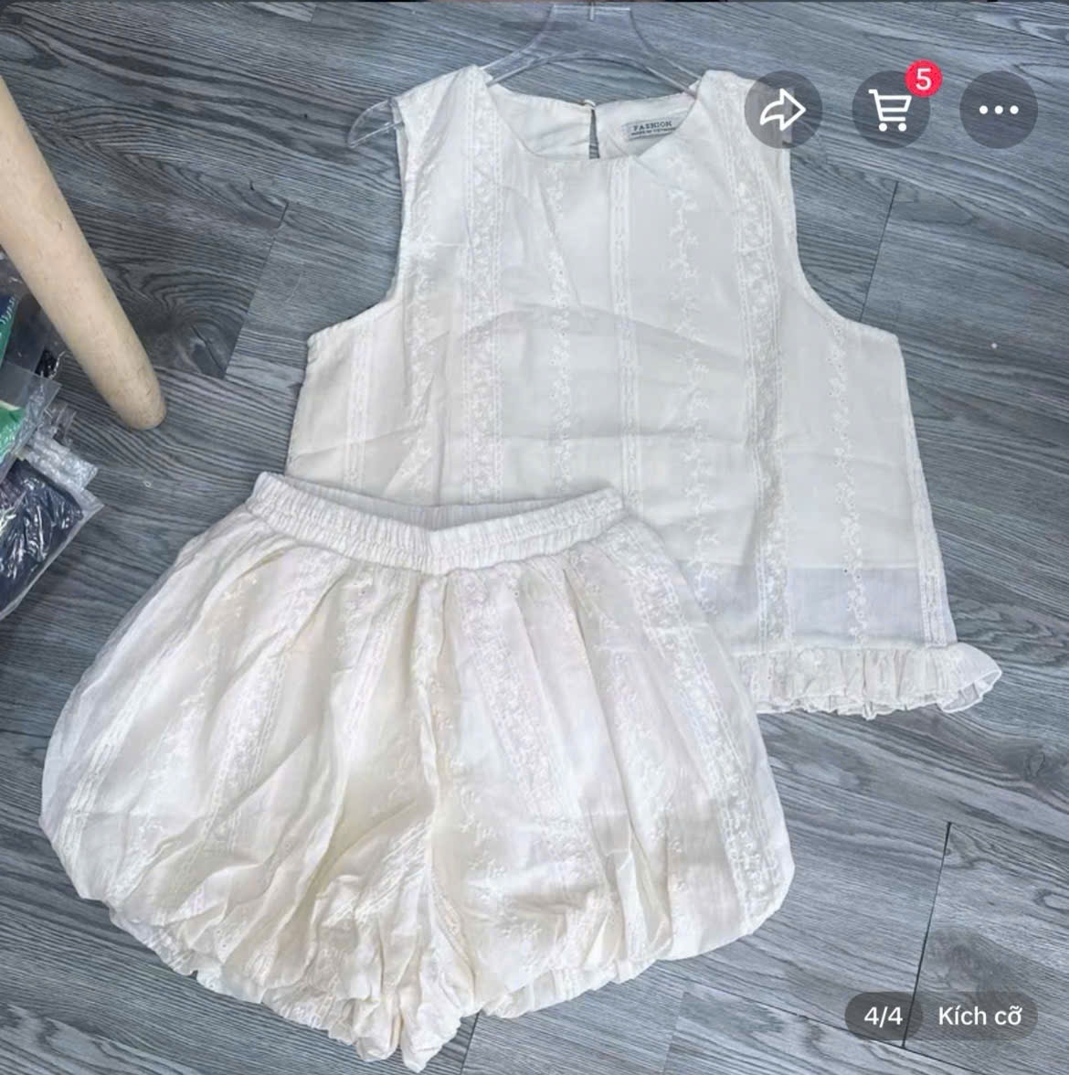 GOM A952 - SET BỘ REN SÁT NÁCH QUẦN BỒNG