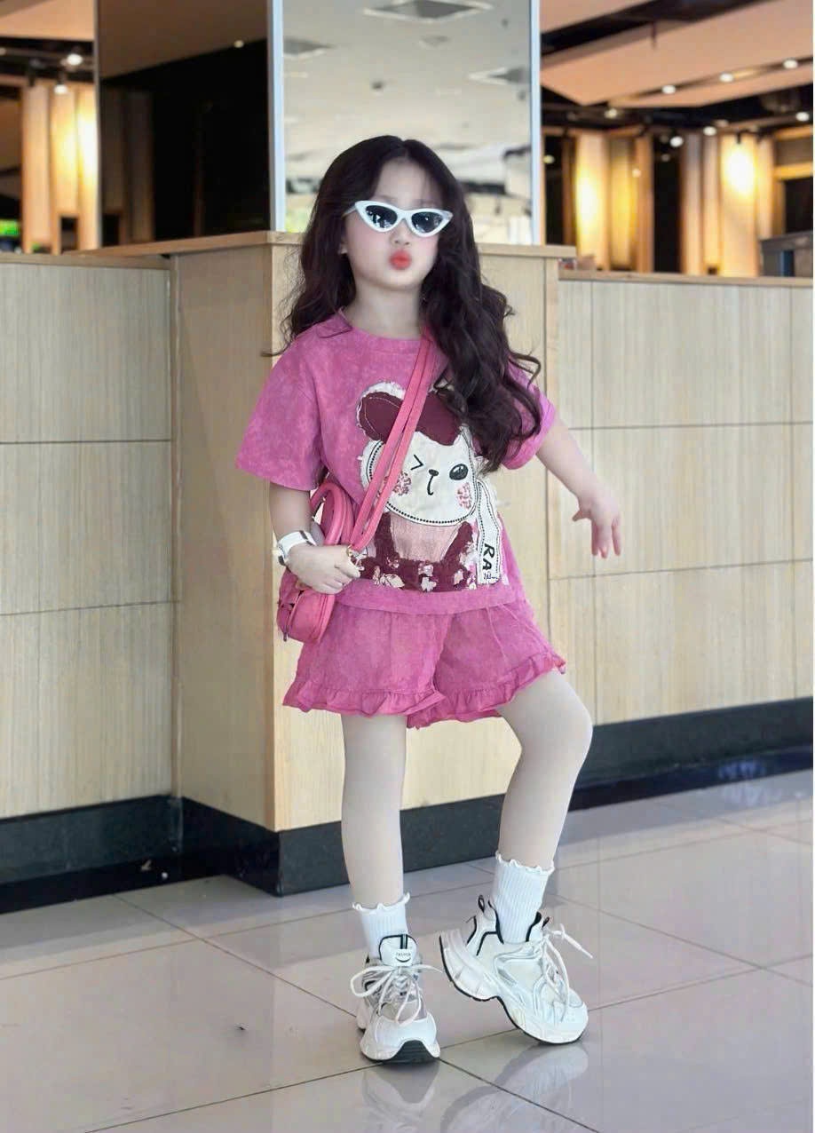 XẢ A855 - SET BỘ HỒNG BÈO THỎ BÉ GÁI
