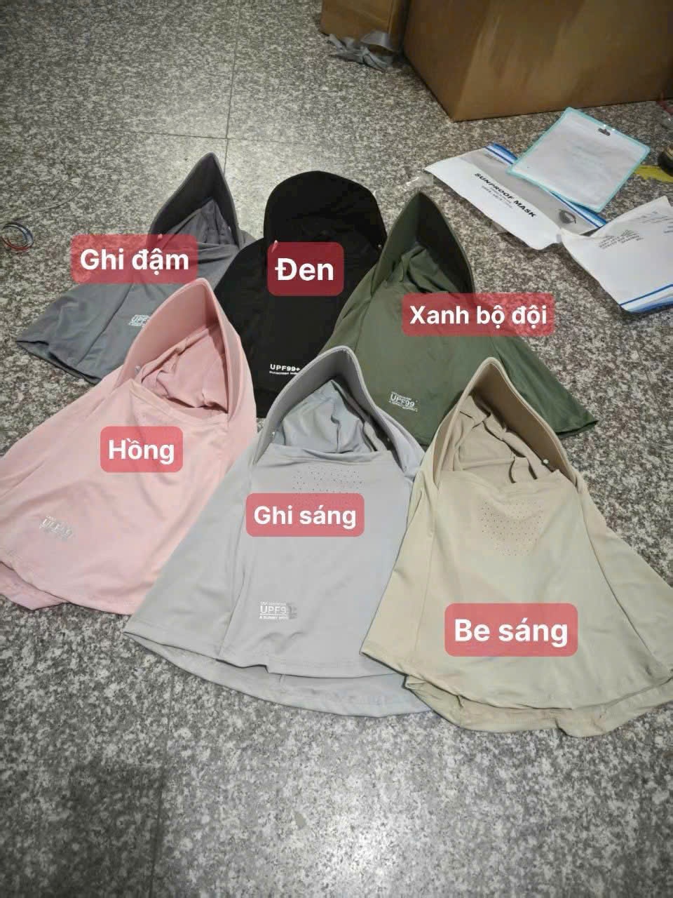 B04 - MŨ CHỐNG NẮNG LIỀN KHẨU TRANG