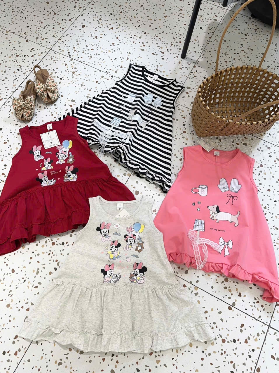 A570 - SET 2 VÁY SÁT NÁCH CHÓ MICKEY
