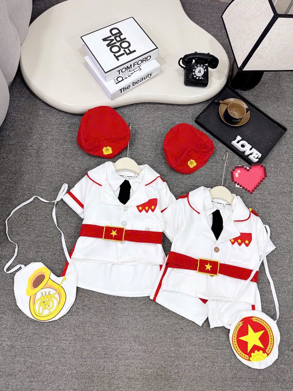 A917 - SET 7 CHI TIẾT TRẮNG BÉ TRAI BÉ GÁI