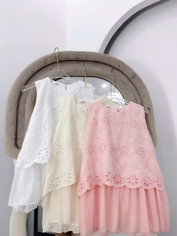 B592 - SET BỘ REN HOA SÁT NÁCH PHỐI TƠ MIX QUẦN ĐÙI