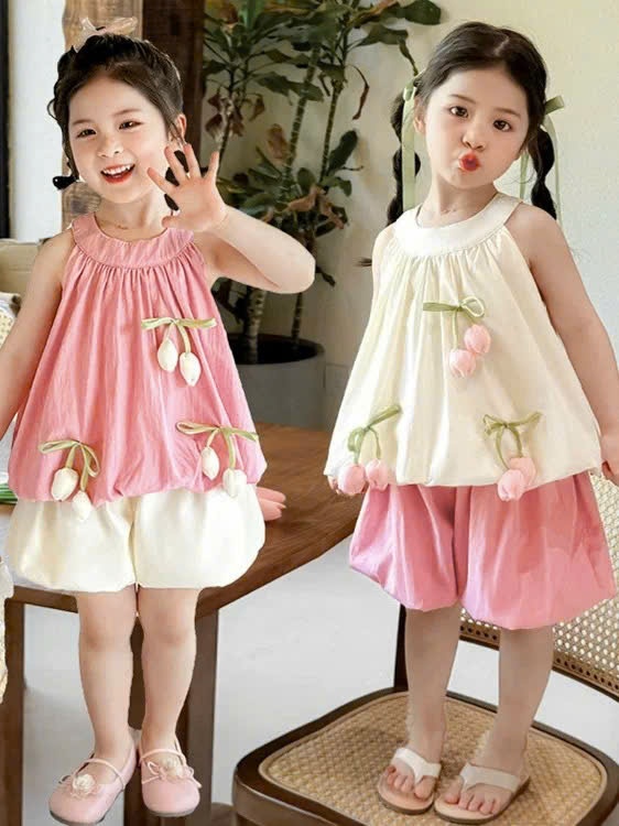 B826 - SET BỘ HOA TUYLIP CỔ YẾM QUẦN BÍ BỒNG