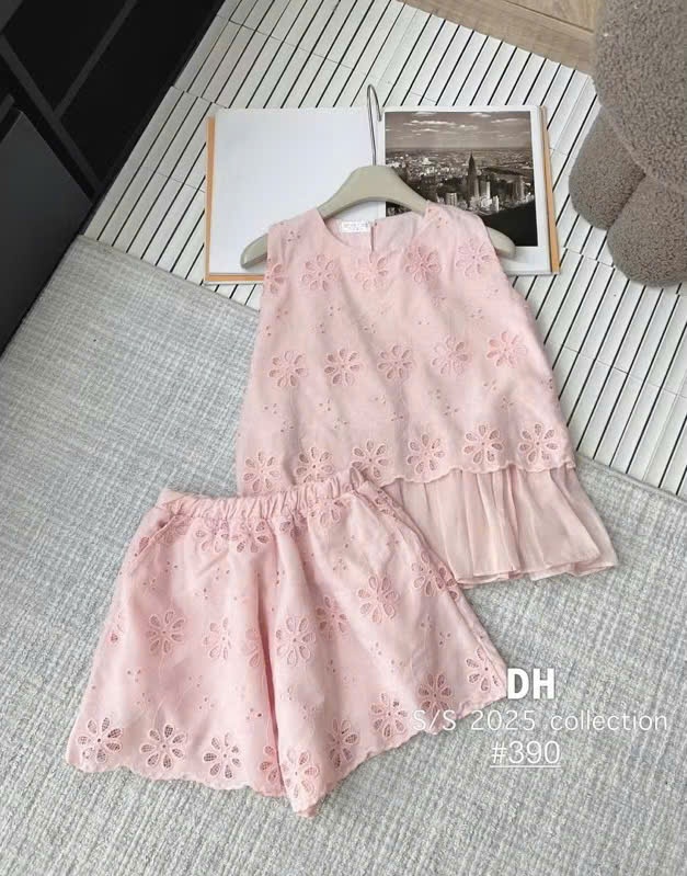 B592 - SET BỘ REN HOA SÁT NÁCH PHỐI TƠ MIX QUẦN ĐÙI