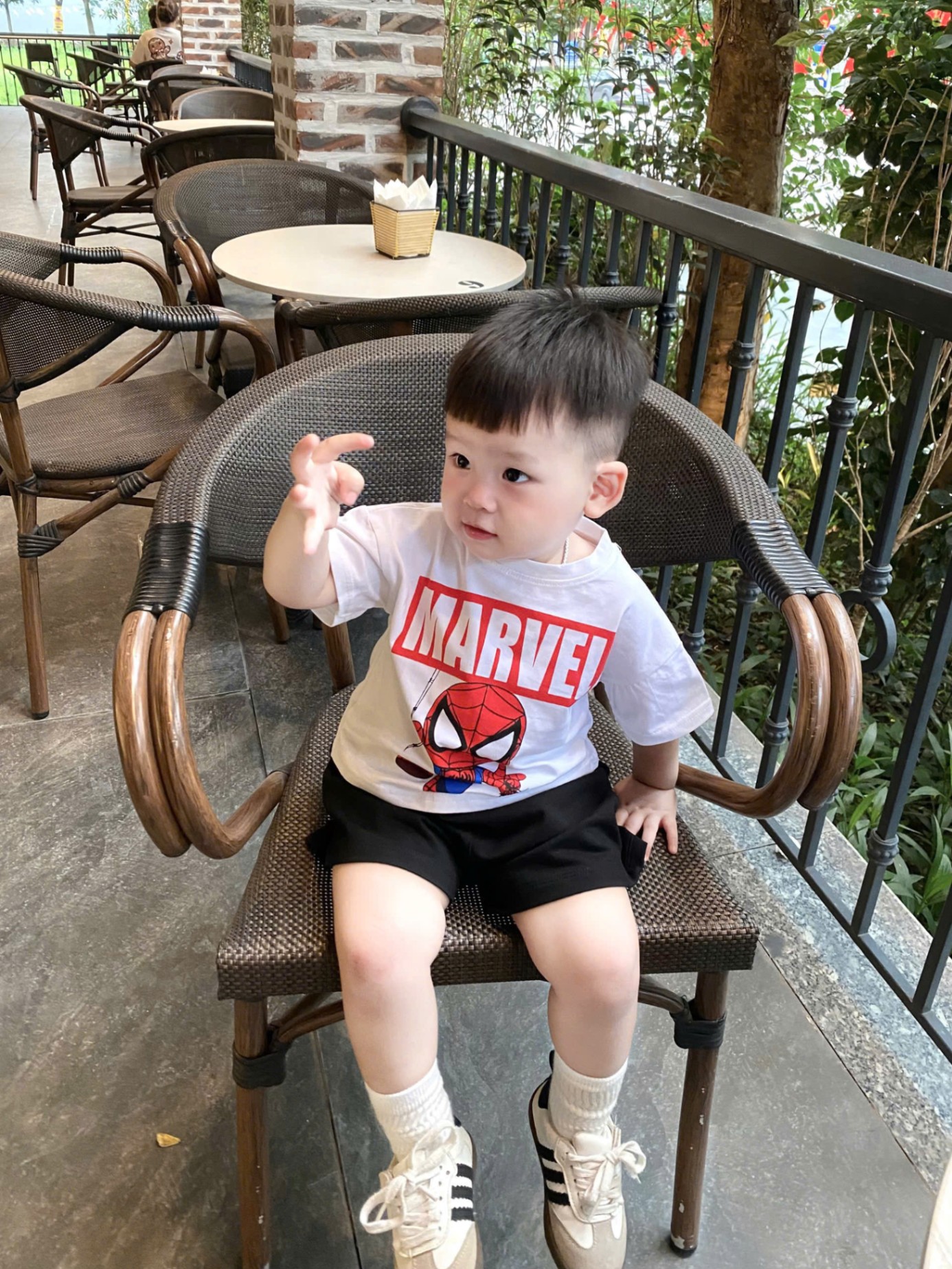 A749 - SET 3 ÁO CAPTAIN BATMAN MARVEL ĐỎ TRASWNGS XÁM