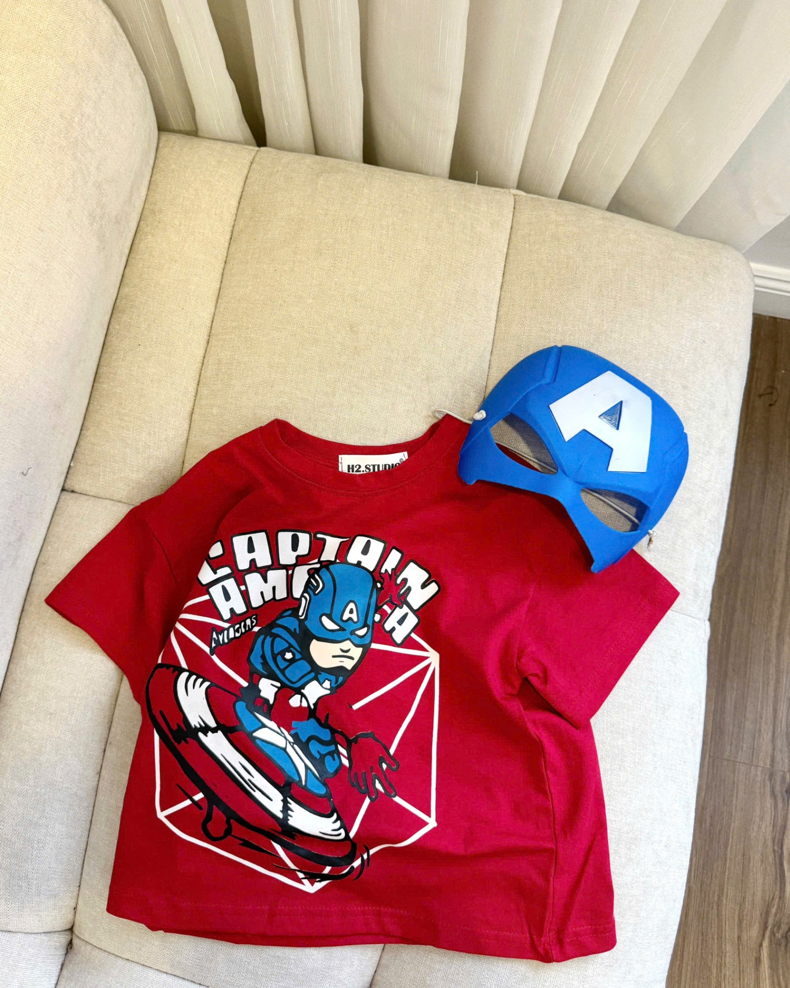 A749 - SET 3 ÁO CAPTAIN BATMAN MARVEL ĐỎ TRASWNGS XÁM