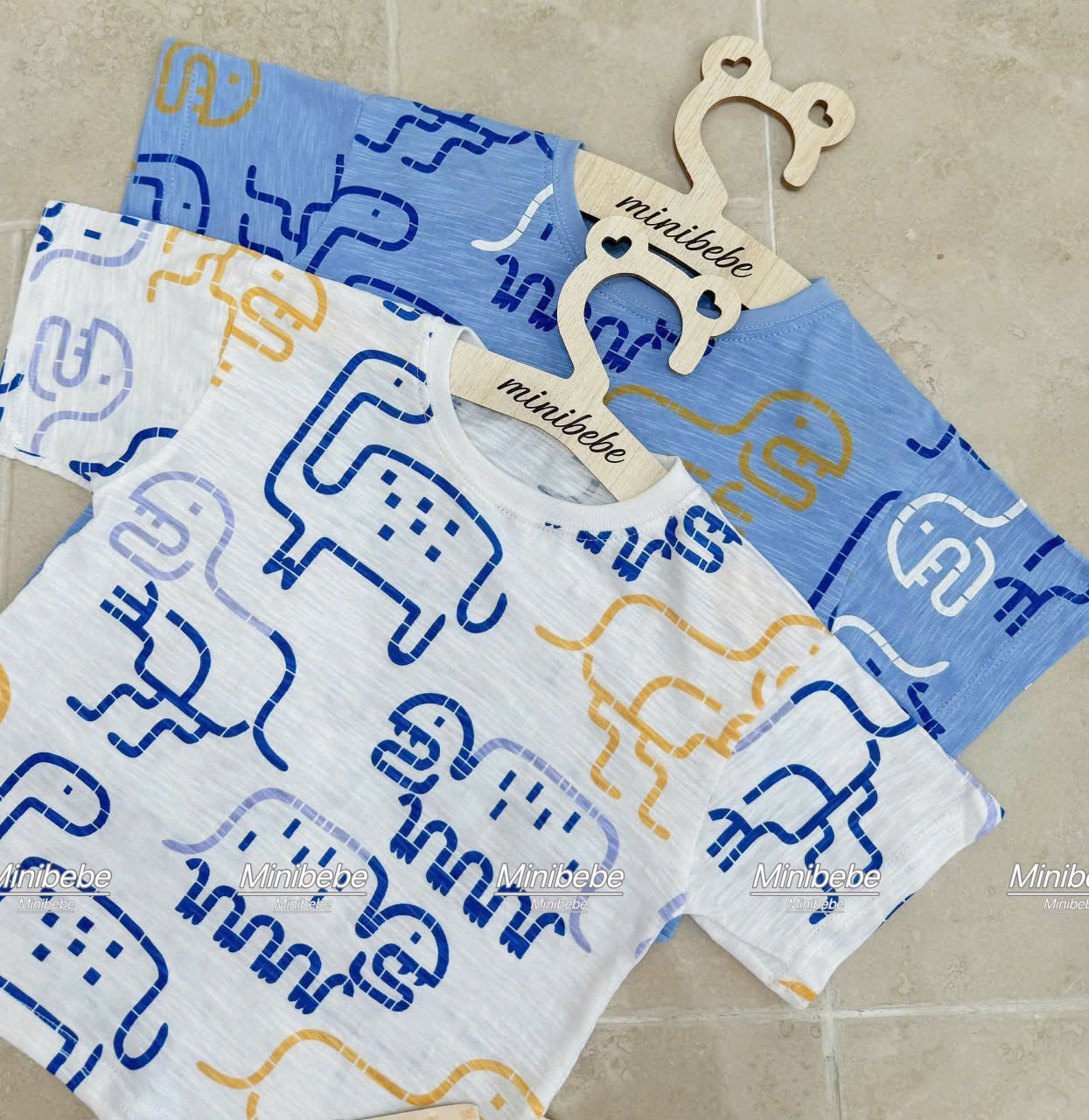 B955 - SET 2 BỘ KHỦNG LONG XƯỚC XANH GHI SÁNG