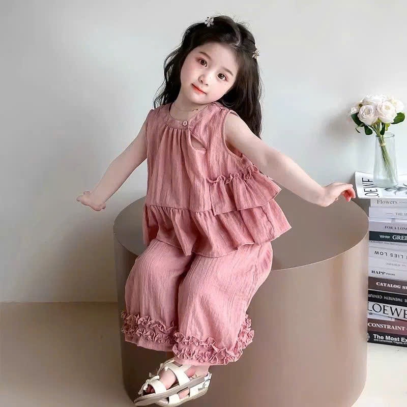B803 - SET BỘ ĐŨI XƯỚC HỒNG SÁT NÁCH BÉ GÁI BÈO NHÙN