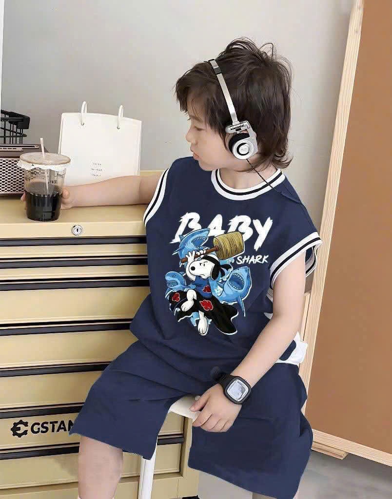 C152 - SET BỘ SÁT NÁCH THAN BABY SHARK BÉ TRAI