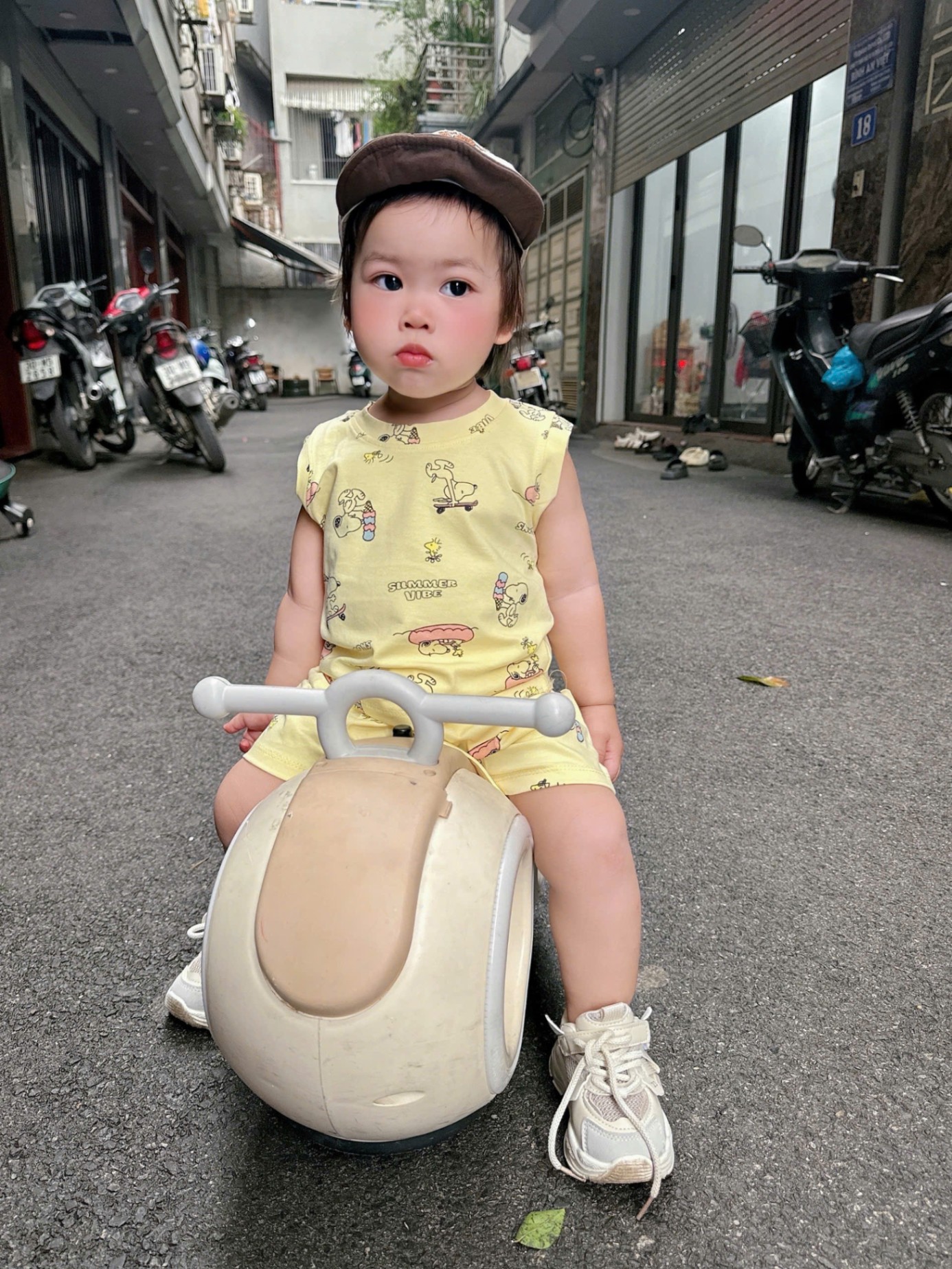 C314 - SET 2 BỘ SNOOPY SỌC XANH VÀNG
