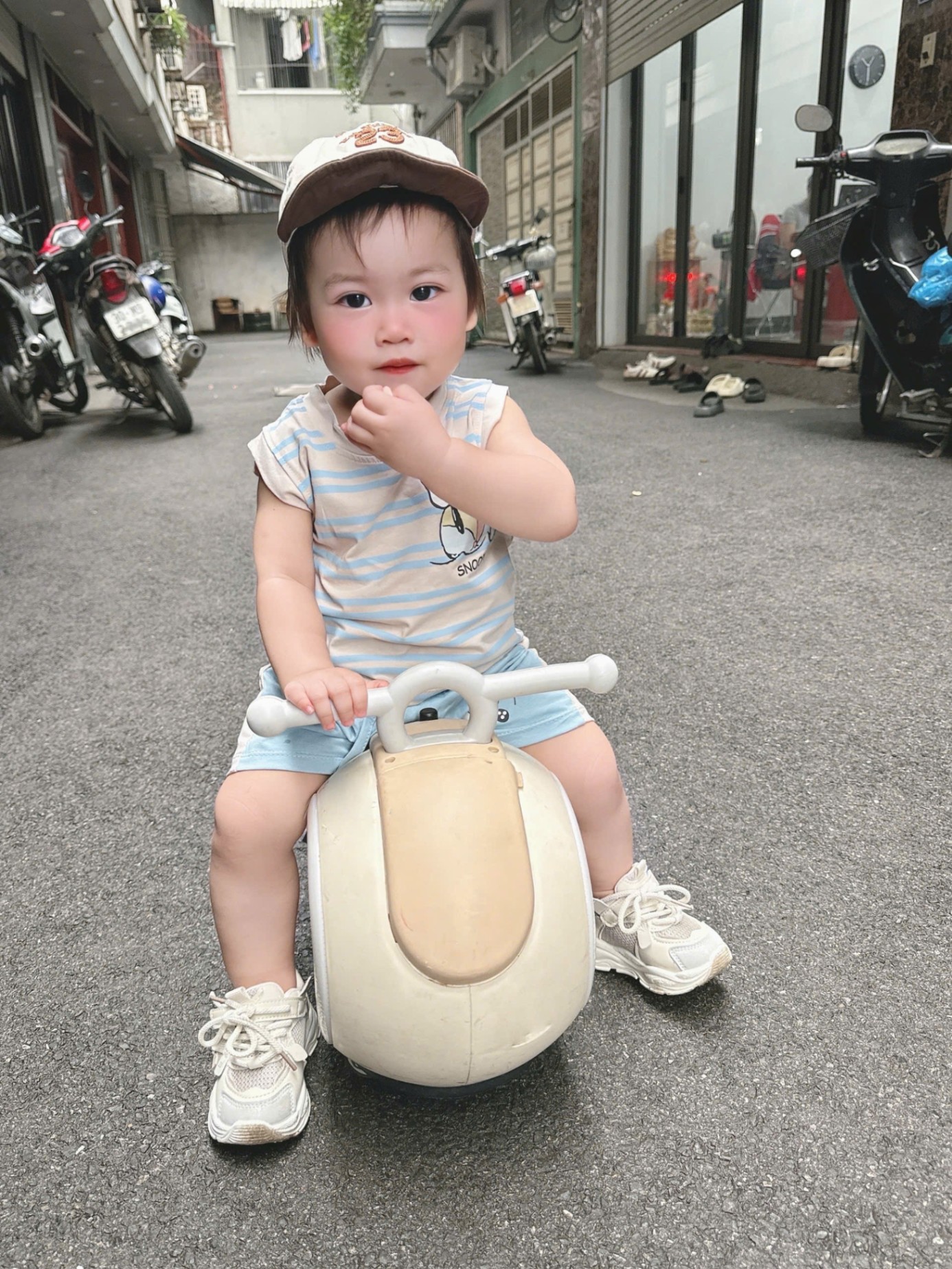 C314 - SET 2 BỘ SNOOPY SỌC XANH VÀNG