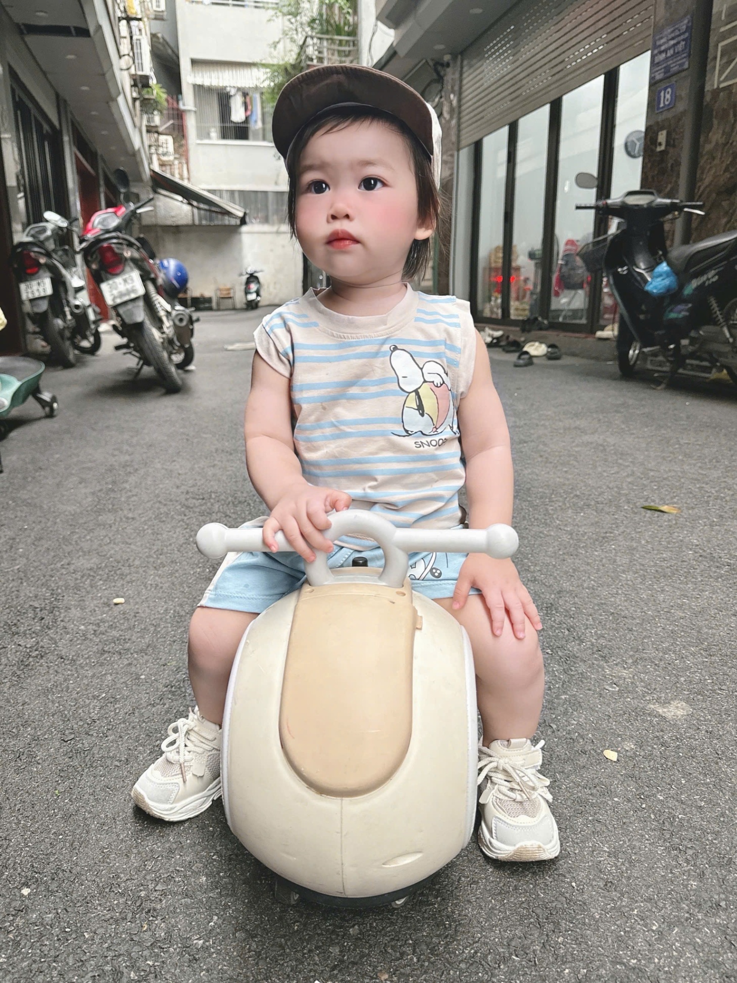 C314 - SET 2 BỘ SNOOPY SỌC XANH VÀNG