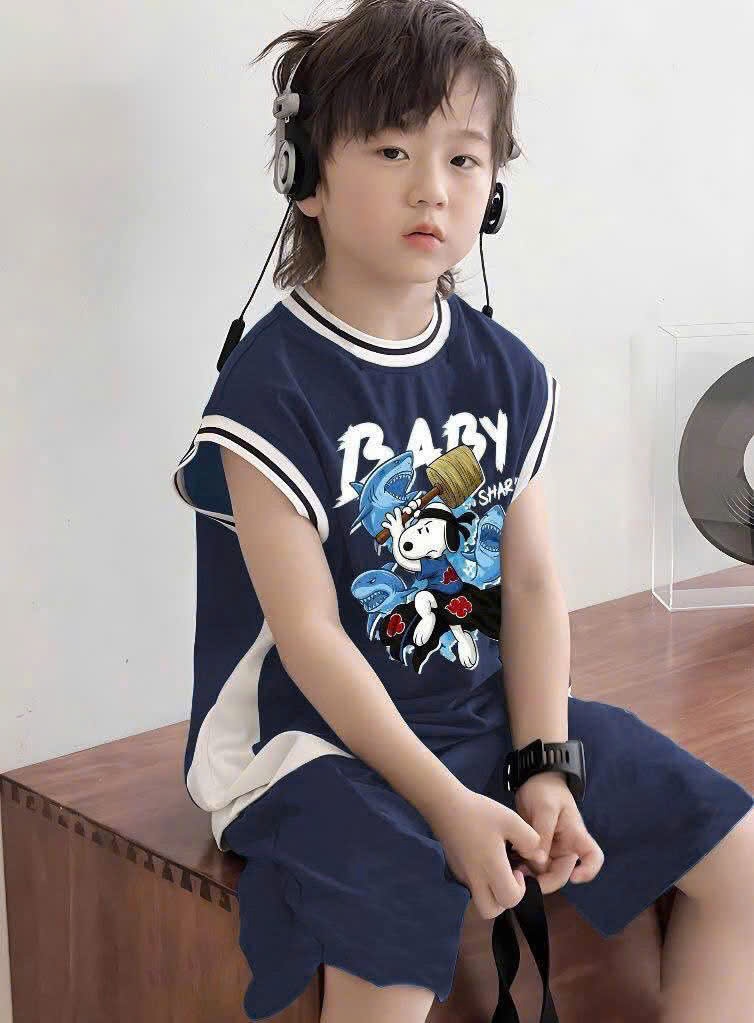 C152 - SET BỘ SÁT NÁCH THAN BABY SHARK BÉ TRAI