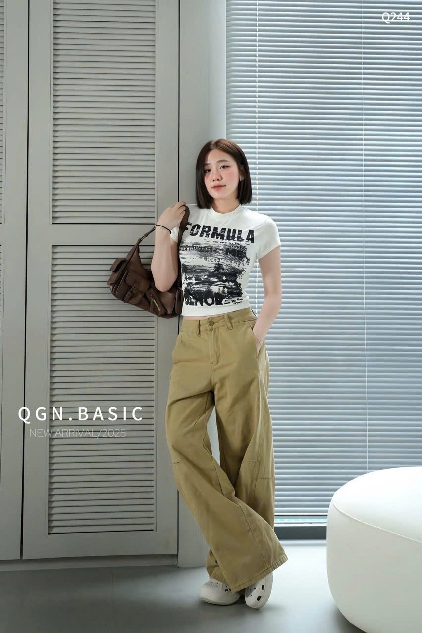A807 -(GOM) QUẦN SUÔNG BE CÁT TÂY