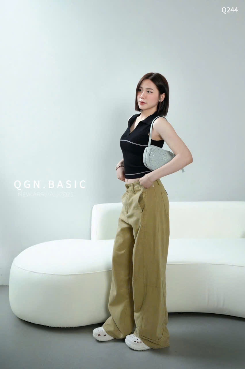 A807 -(GOM) QUẦN SUÔNG BE CÁT TÂY