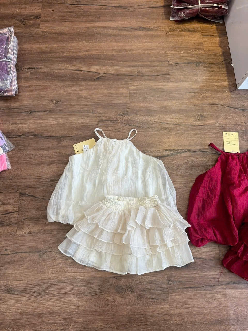 B568 - SET TƠ ĐŨI BÍ CV BÈO 2 MÀU