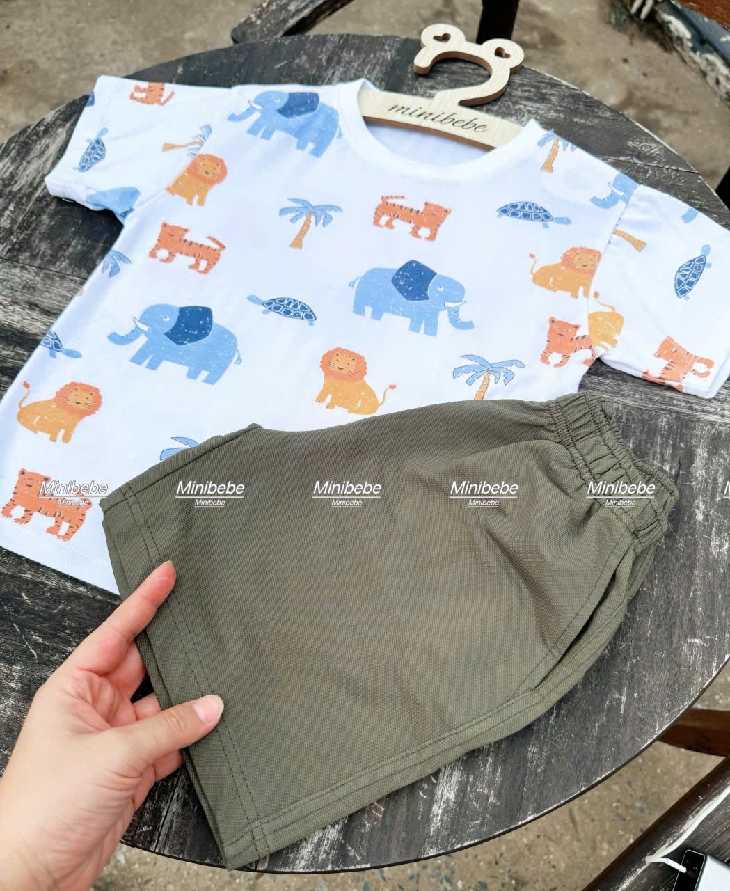 A297 - SET BỘ CON THÚ TRẮNG QUẦN RÊU