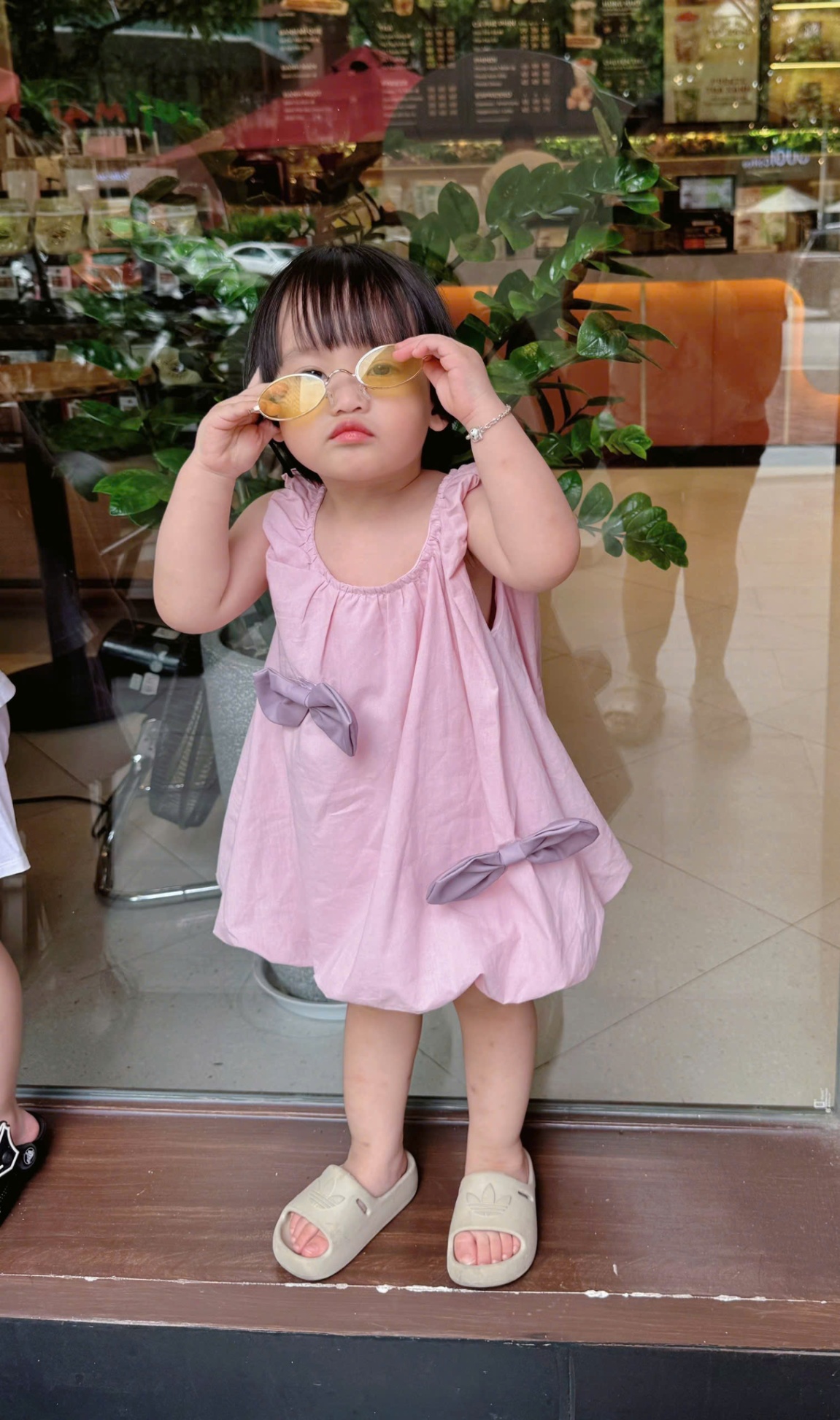 A315 - VÁY BÍ HỒNG NƠ TÍM BÉ GÁI