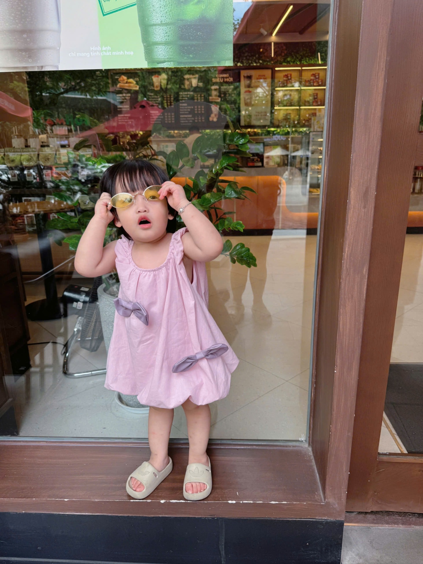 A315 - VÁY BÍ HỒNG NƠ TÍM BÉ GÁI