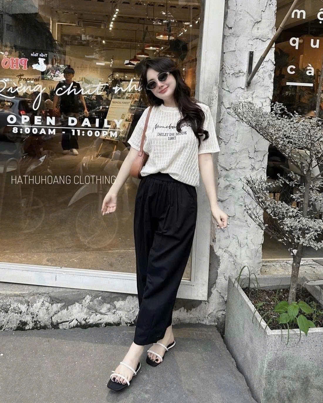 B589 - QUẦN BAGGI ĐEN UMI