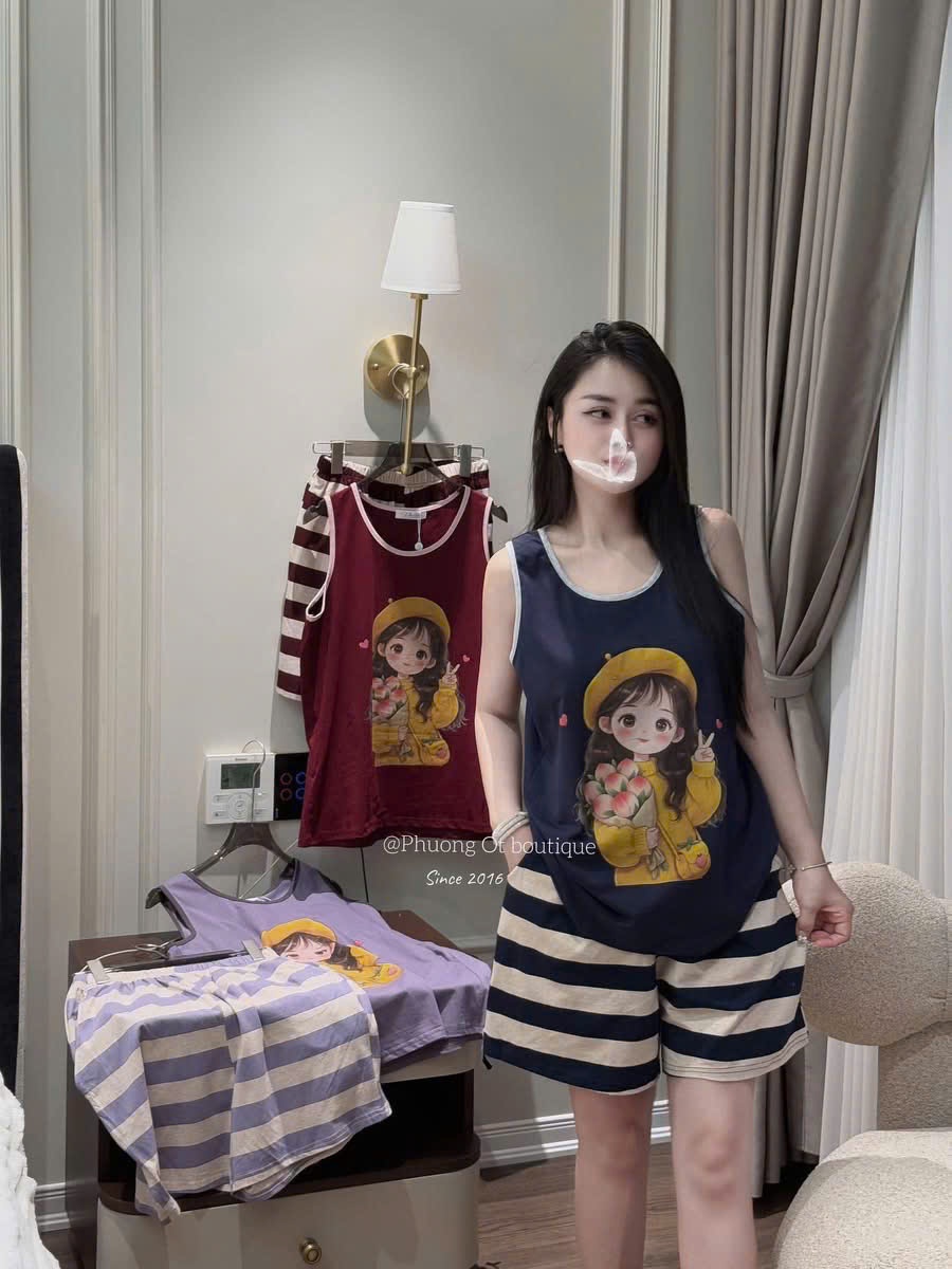 C310 -(G0M) SET BỘ SÁT NÁCH CÔ GÁI MŨ VÀNG